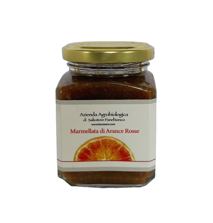 Marmelade aus Blutorangen 200g - BIO