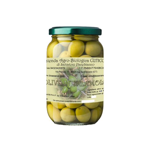 Olive verdi in salamoia da 300gr - BIO