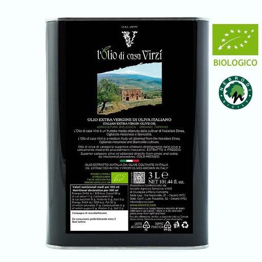 Olio EVO Virzì 1L 2025 - BIO