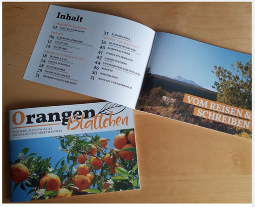Brochure - Orangenblättchen