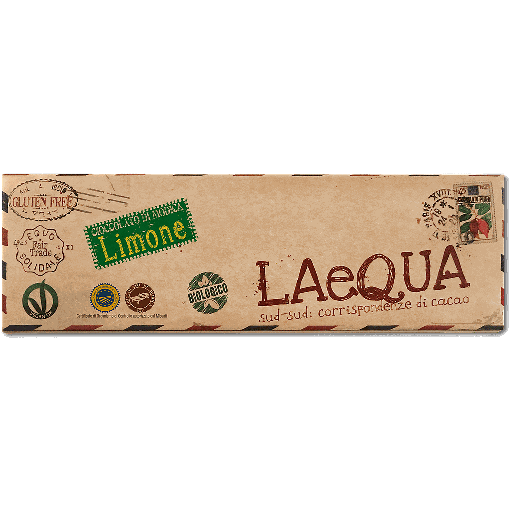 Cioccolato di Modica con bucce di limoni da 60 gr - BIO